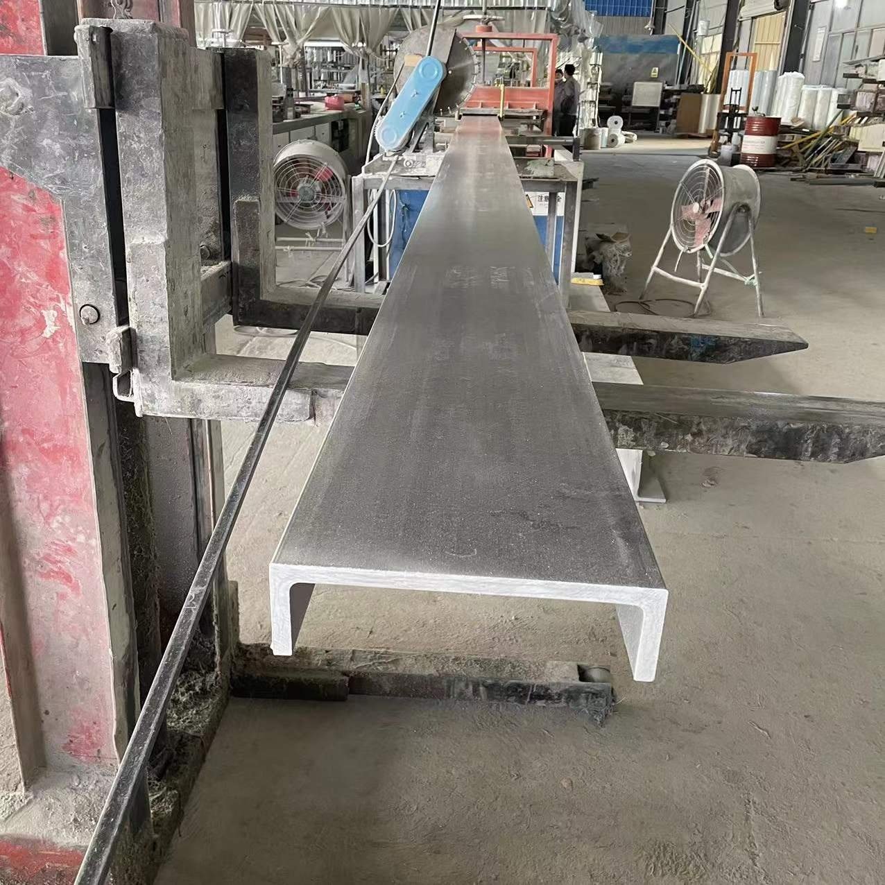 High Strength Composite plastic frp L angle H beam C channel different tube for building structure