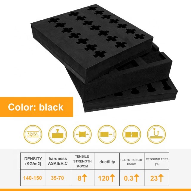 Eva Environmentally Friendly Lining Insert Tool Case Foam Rubber Cushion Sheets