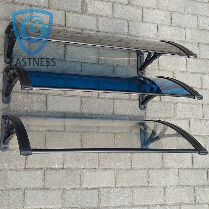 2023 Hot Sale Garden Supplies Door Canopy Awning Window Nice Price Solid Polycarbonate Sunshade For Door