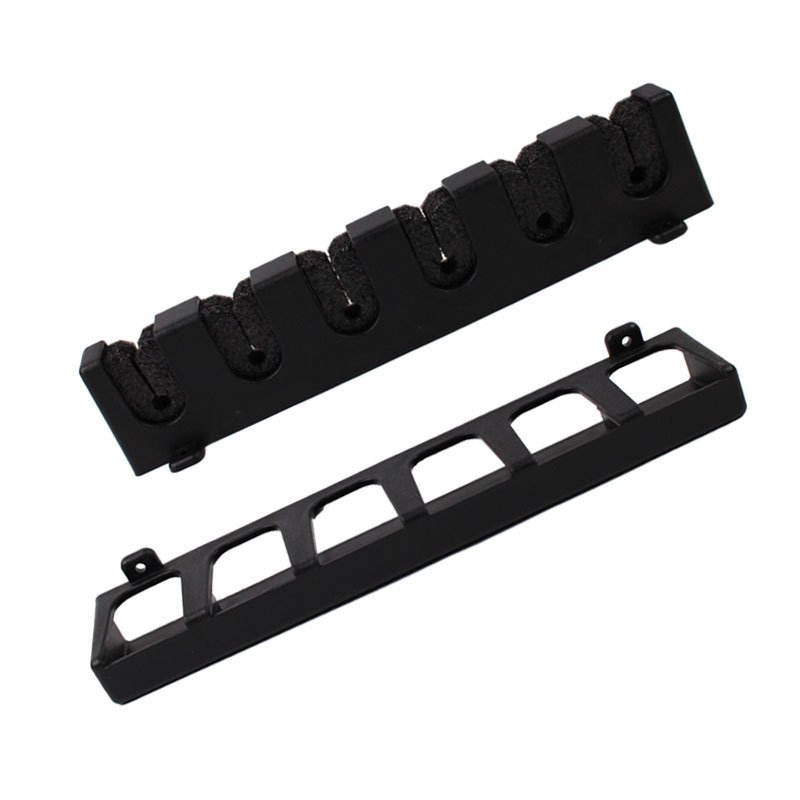 Adjustable vertical wall mount stand plastic fishing rod holders support rack for garage
