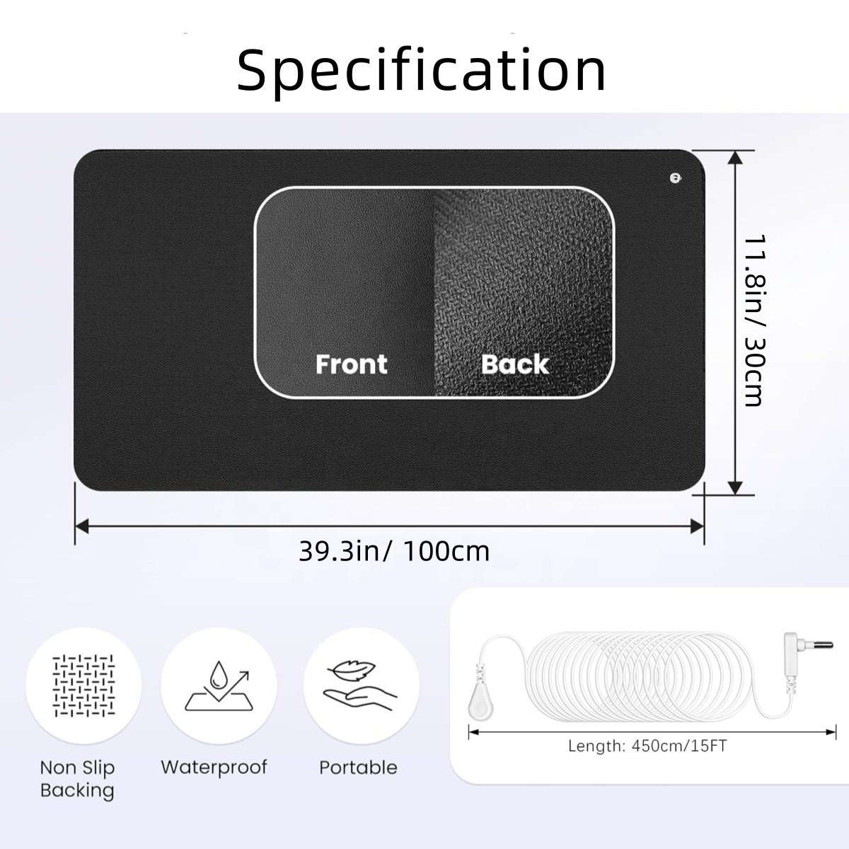 Jinke ISO13485 Conductivity Carbon Rubber Sheet for Earthing Grounding Bed Mat Ansi-static Foot Therapy Pad Yoga Mat