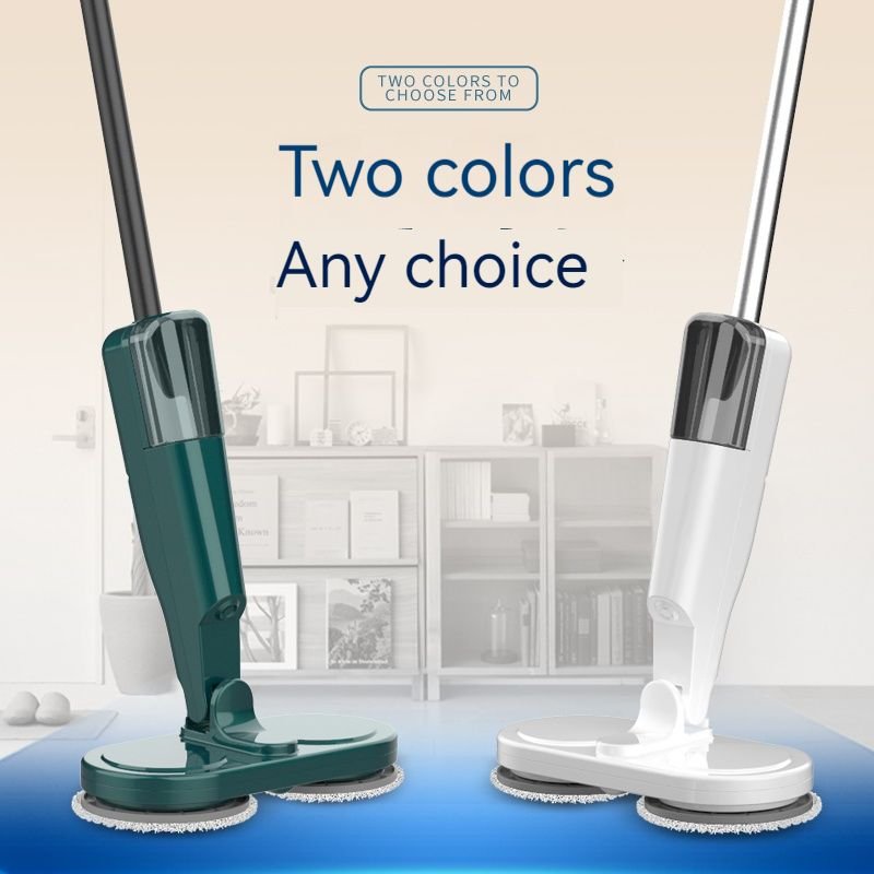 Factory OEM Hign Quality Handheld Wireless Cordless Electric Automatic Dual Spinning Spraying Floor Electric Cleaner Mop