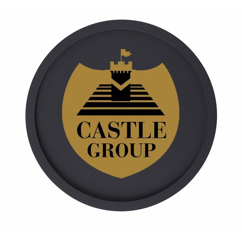 Wholesale Cheap 3D Custom Printing Embossed Logo Silicone Mat Soft PVC Rubber Cup Coasters For Drinks