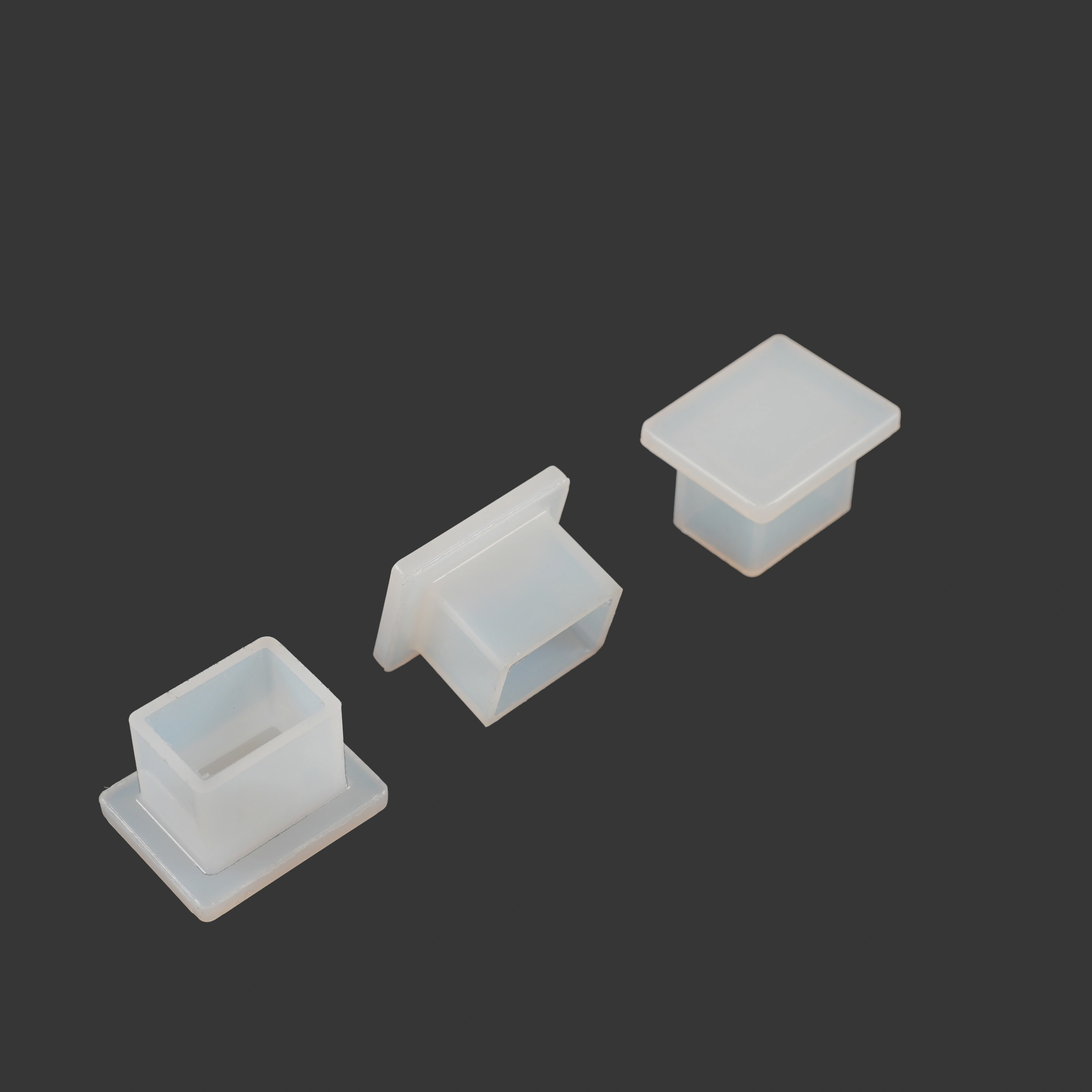 Premium Quality Silicone Rectangular Handle Cap Powder Coating Masking Caps Precision Coating Applications Worldwide Shipping