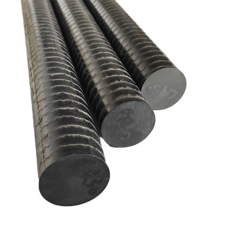 Size Diameter 6mm -600mmpeek plastic rod Black carbon fiber reinforced Peek round rod/stick/bar