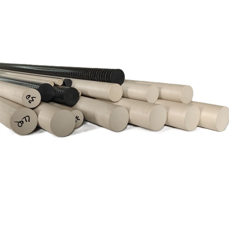 Size Diameter 6mm -600mmpeek plastic rod Black carbon fiber reinforced Peek round rod/stick/bar
