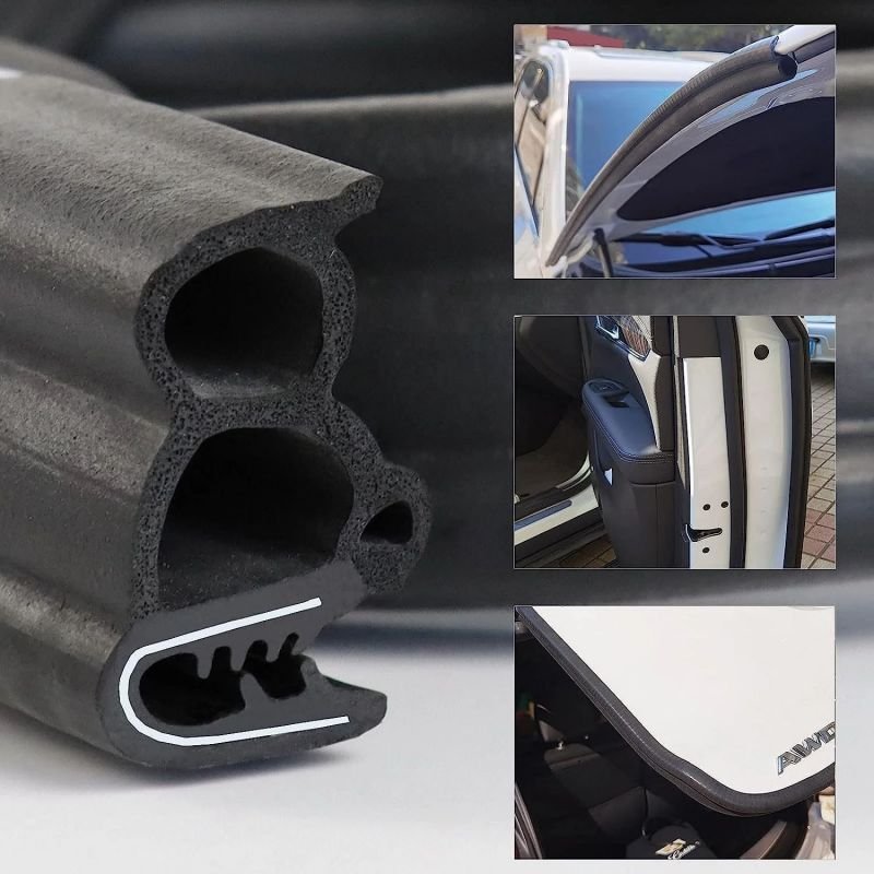 Composite Epdm Oem Different Aluminum Car Window Door Rubber Weather Seal Strip