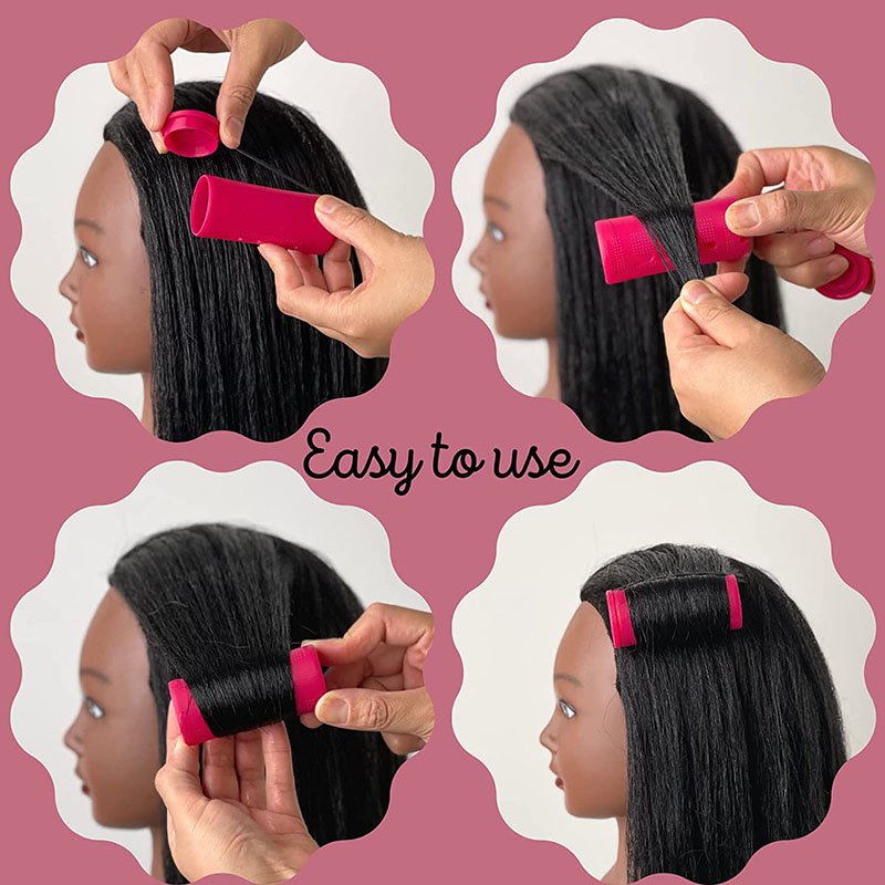 Custom Color/Size 18pcs Hair Perm Rods Set Plastic Cold Wave Rods DIY Hairdressing Tools Jumbo Hair Rollers