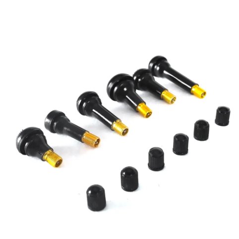 TR412/413/414 Tire Valve Rubber Stems Black Snap-in Valve Stems Tubeless Tyre Valve Tr413