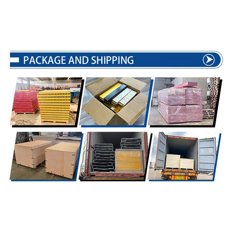 Frp Pultruded Profile GRP Fiberglass Purlin FRP Composite Plastic Square Tube Frp Purlin L angle