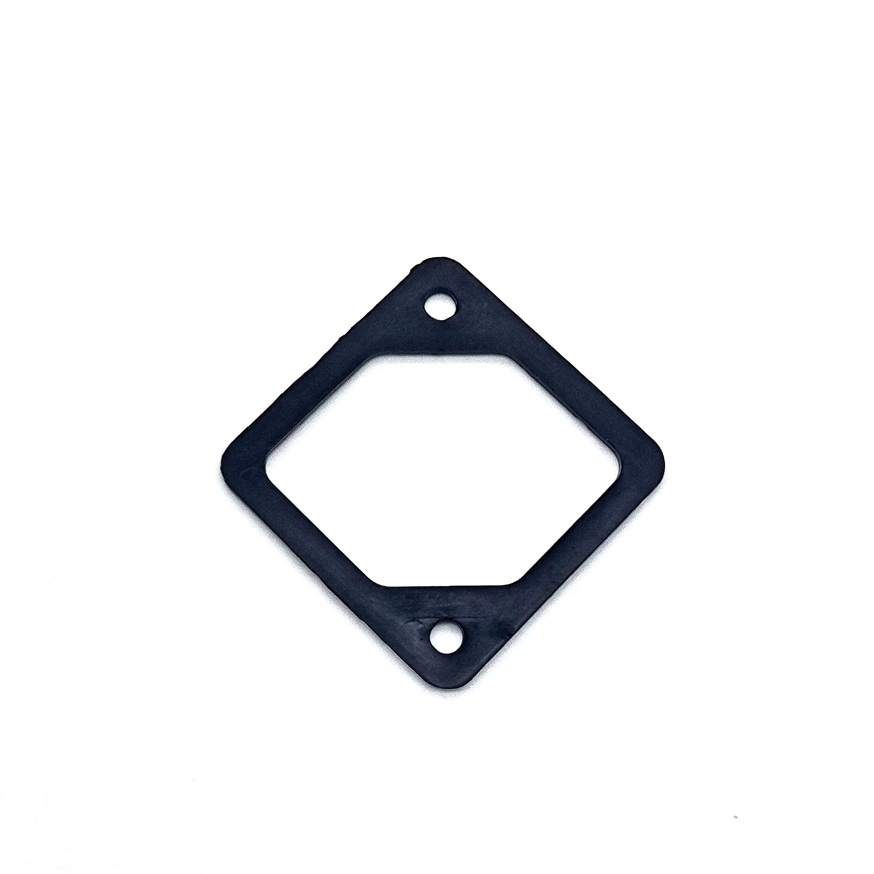 Molded custom square silicone sealing frame, rubber flange pads