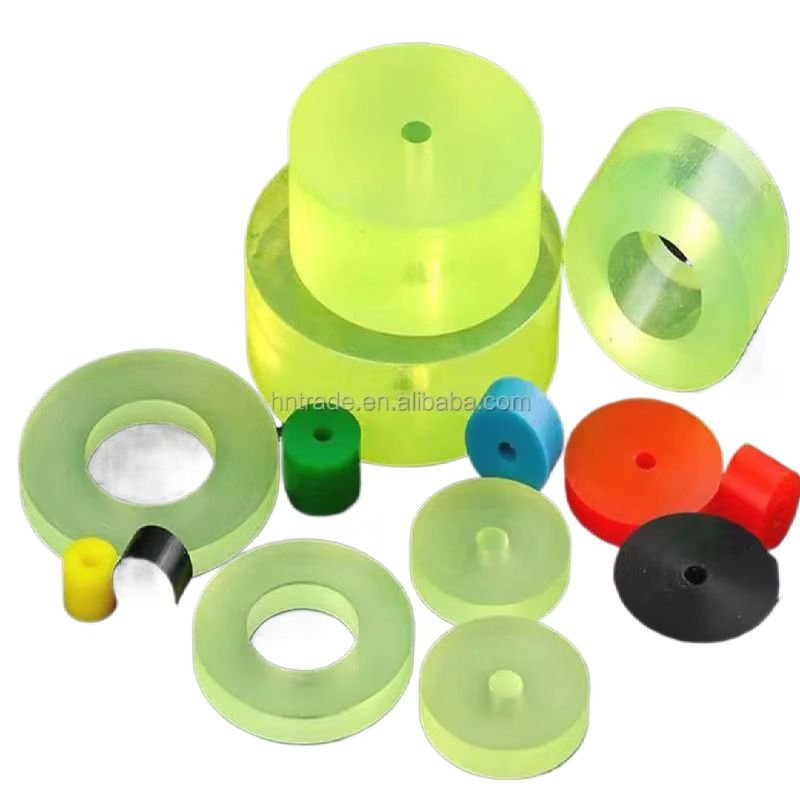 Custom Wear-resistant Polyurethane Plastic Molding Cushion Rubber Anti-collision Block Tendon Shock Absorption Block