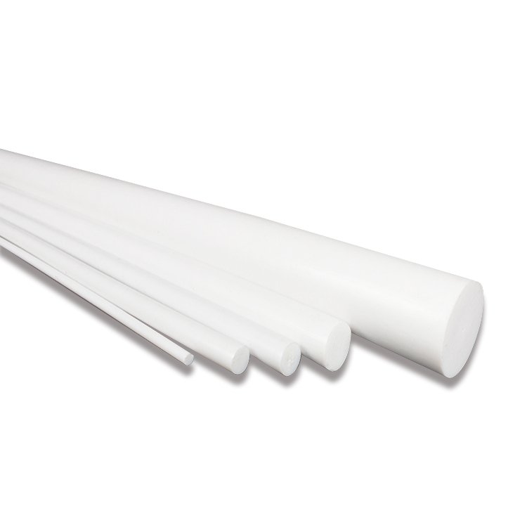 100% Virgin Best White 13mm Dia PTFE Extruded Bar Moulded Rod And Solid Plastic Rod Manufacture