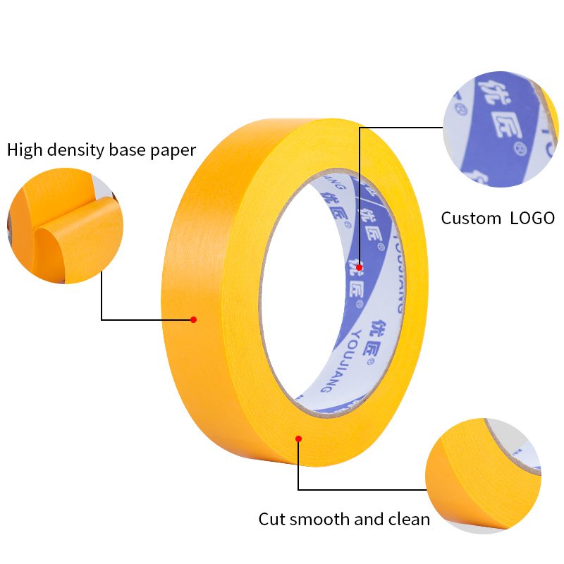 YOUJIANG washi painter automotive Masking waterproof custom Washi Gold band Painter's Japanese Rice Paper Tape