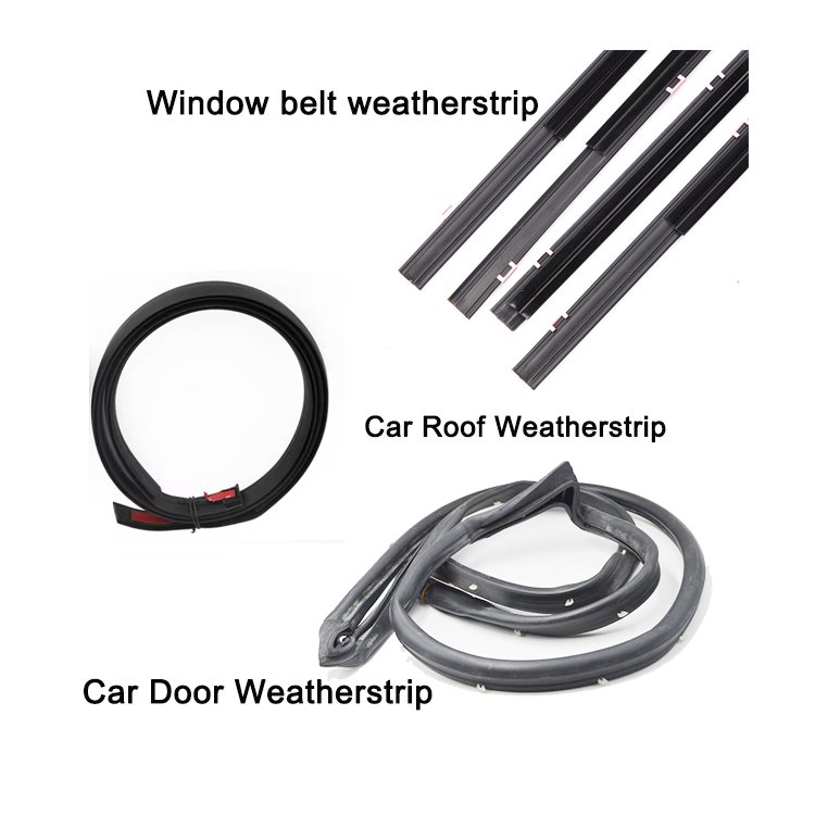 Protective EPDM Rubber Pinch Weld Car door rubber Weatherstrip