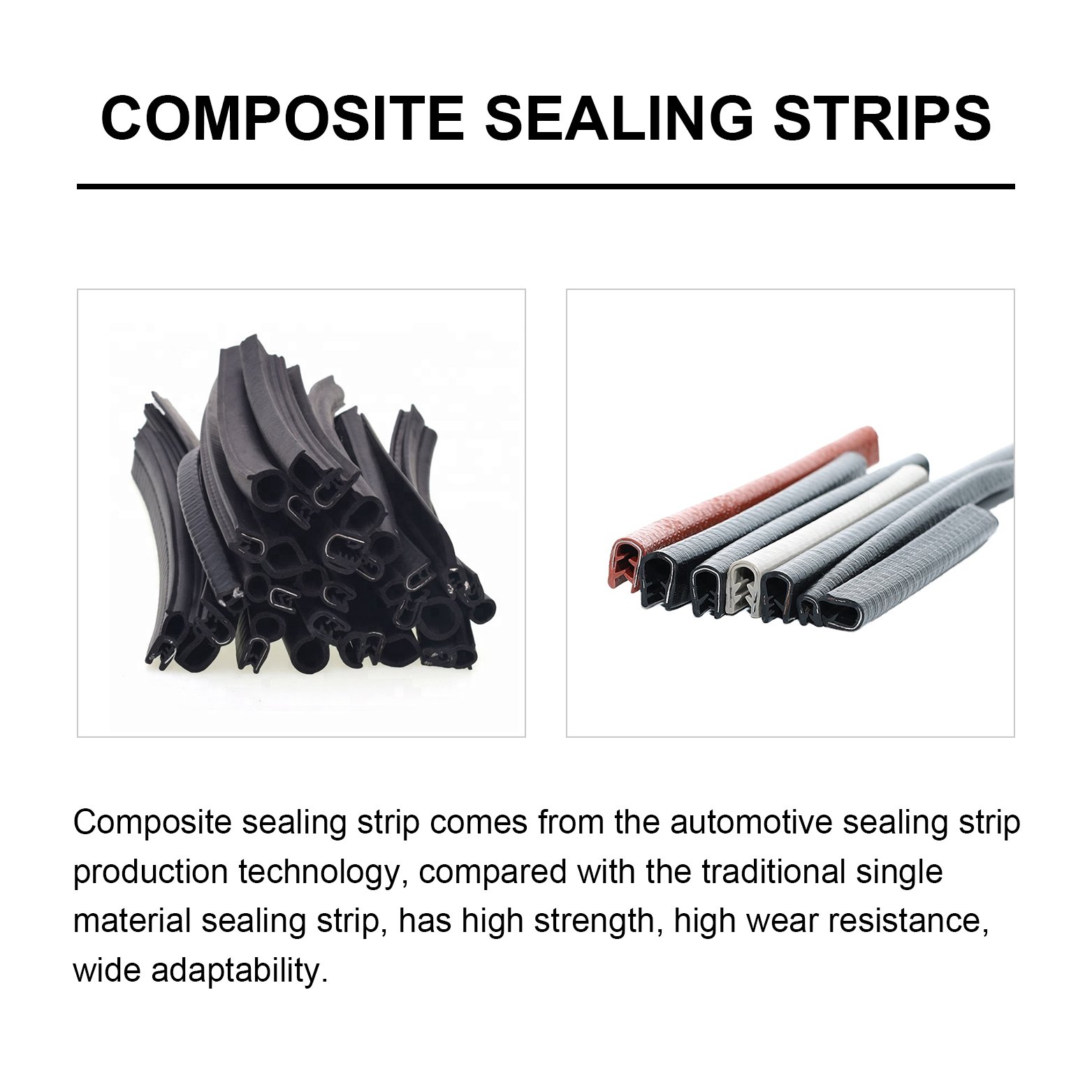 Best quality rubber seal Automotive sound insulation rubber seal