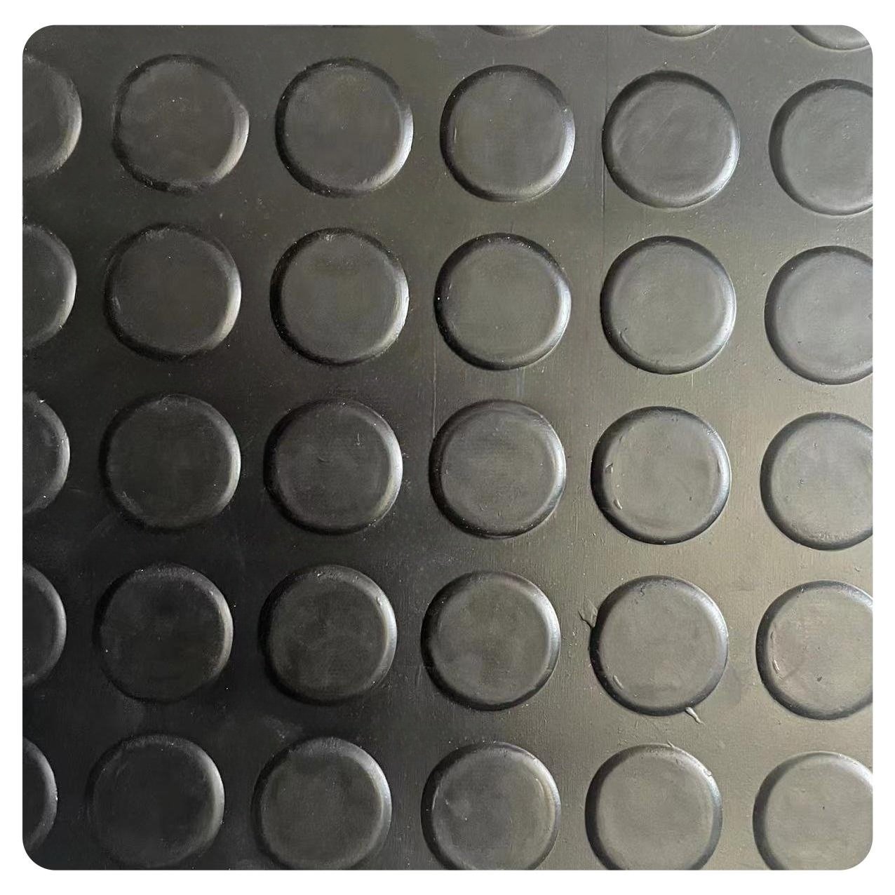 High quality Black Coin Waterproof Flooring Rubber Sheet Mat