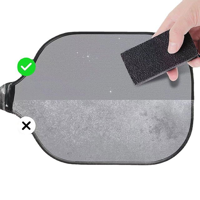 Customized Magic Cleaning Wipe Pick ball Eraser paddle eraser rubber