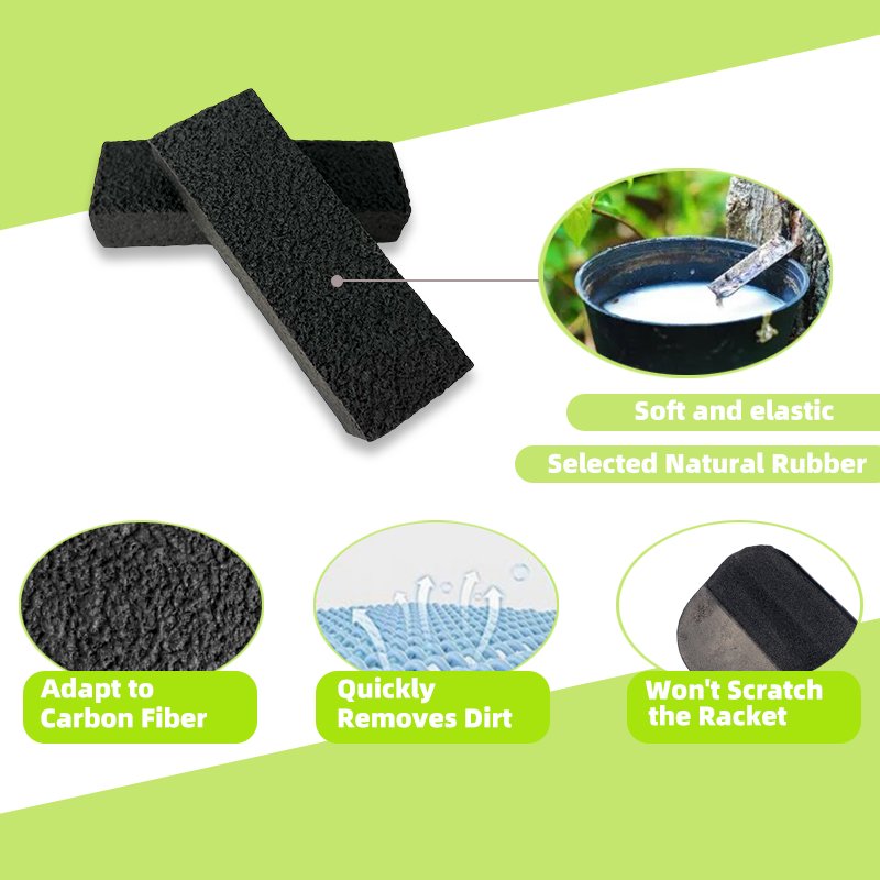 Customized Magic Cleaning Wipe Pick ball Eraser paddle eraser rubber