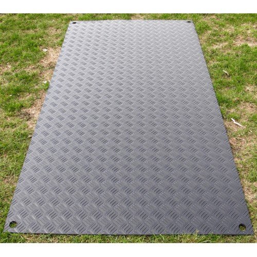 4x8 HDPE Ground Protection Mats Lawn Protection Mat Heavy Duty Temporary Road Trackway Roadway Pathway Access