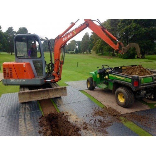 4x8 HDPE Ground Protection Mats Lawn Protection Mat Heavy Duty Temporary Road Trackway Roadway Pathway Access