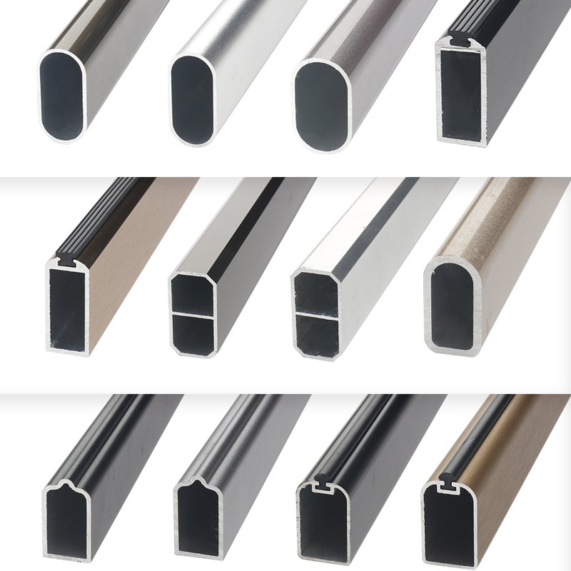 Wardrobe Pole Clothes aluminum Hanging Tube Closet Rail pipe rack