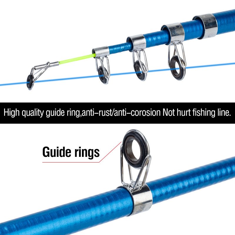 Portable 1.8m 95g 5colors glass fiber reinforced plastics Cheap Sea Fishing Spinning Telescopic Fishing Rod Lure Rod