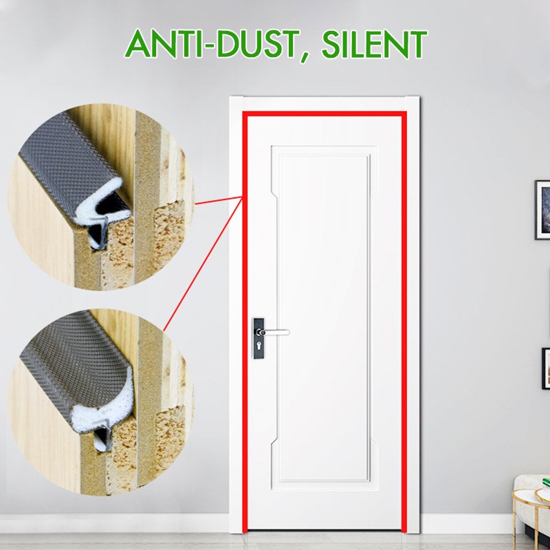 Black brown white PU sponge coated foam door frame T V Q shape slot weather strip seal for doors and windows