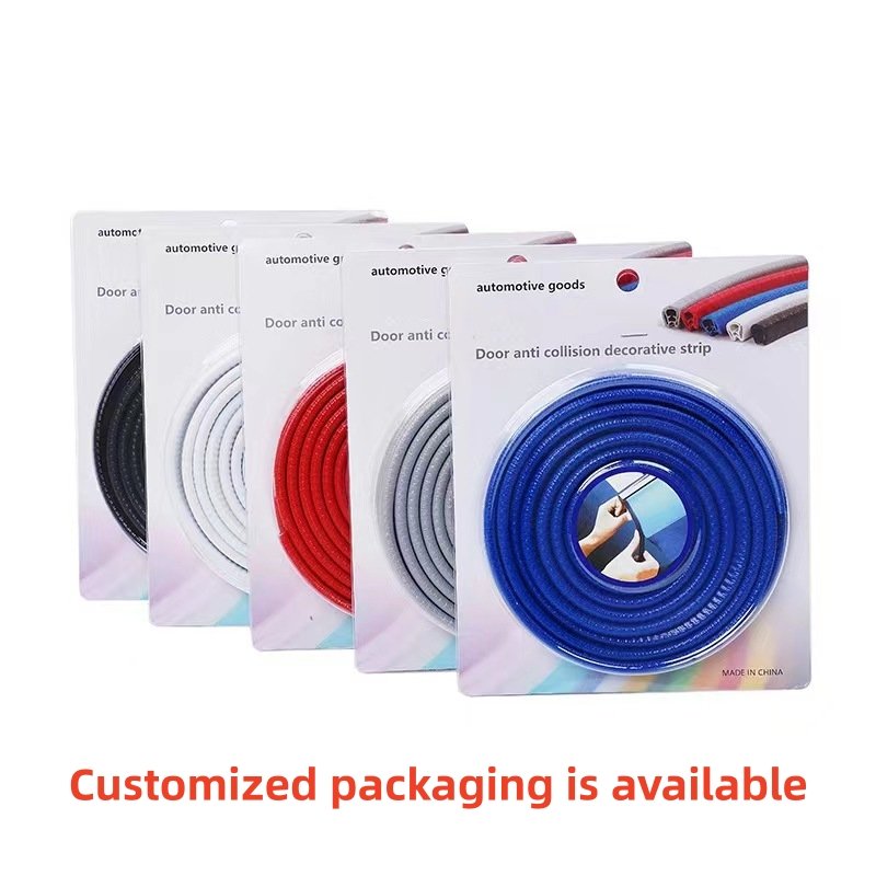 U-shaped Sealing Strip Car Door Protector Rubber Seal Repair