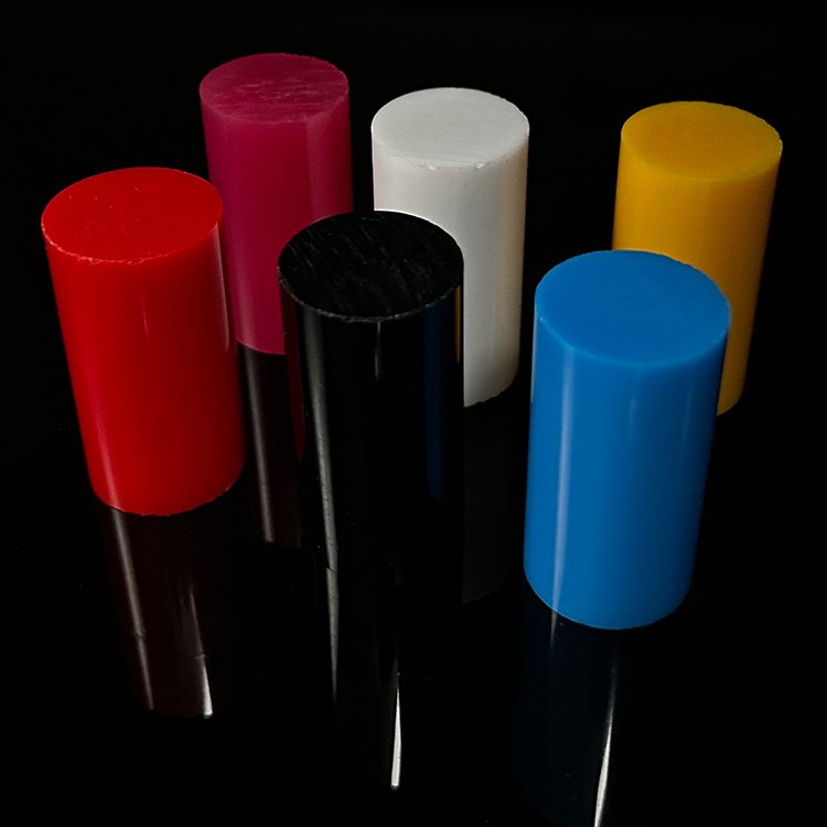 Factory Custom Colored Solid PMMA Plastic Bar Round Acrylic Colorful Rod