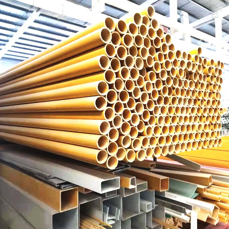 Fiberglass Pultruded Profiles Frp Profiles Frp Pultrusion Tube For Window Door handrail