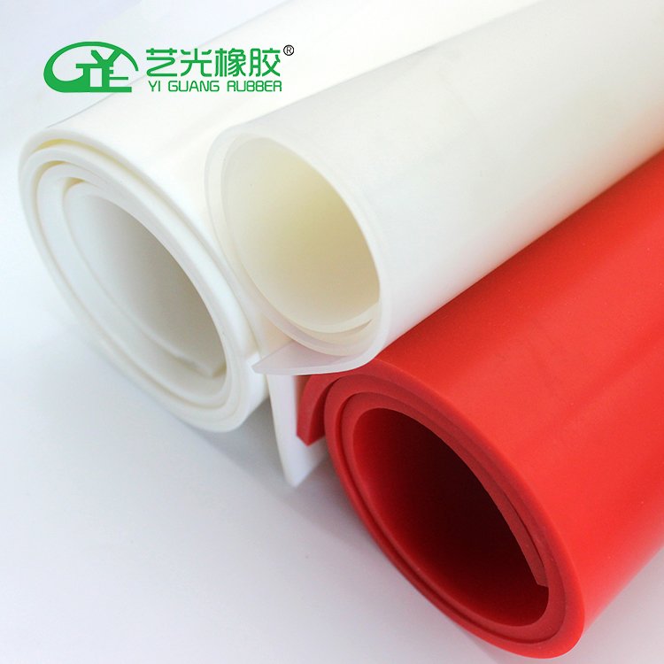 White transparent silicone sheet thickness 5 mm high temperature silicone rubber sheet roll for industrial machine