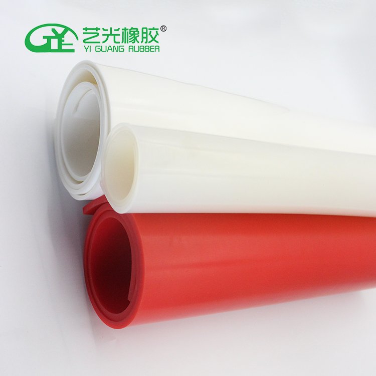 White transparent silicone sheet thickness 5 mm high temperature silicone rubber sheet roll for industrial machine