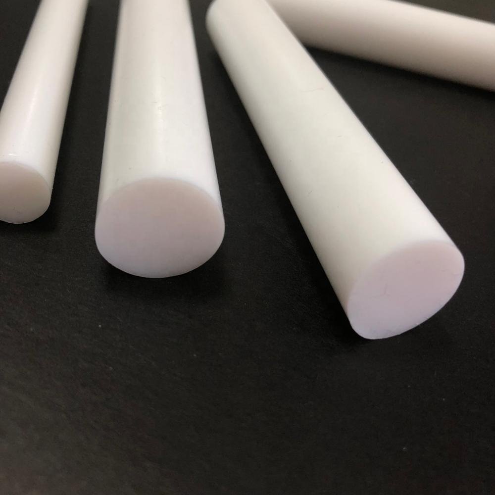Plastic Rod PTFE Extrude Rod Plastic Stick Chemical Resistant Fluoroplastic Extruded PTFE Rod