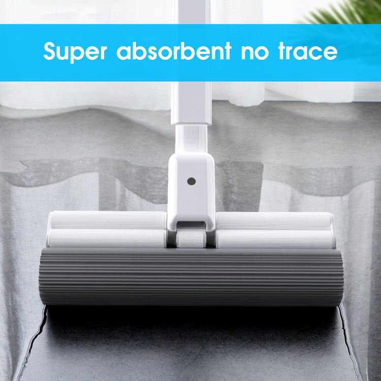 Masthome Hot Sell Floor Cleaning Roller Swob Bathroom Cleaner Tool Scratch Mop Floor Mob Pva Sponge Mop