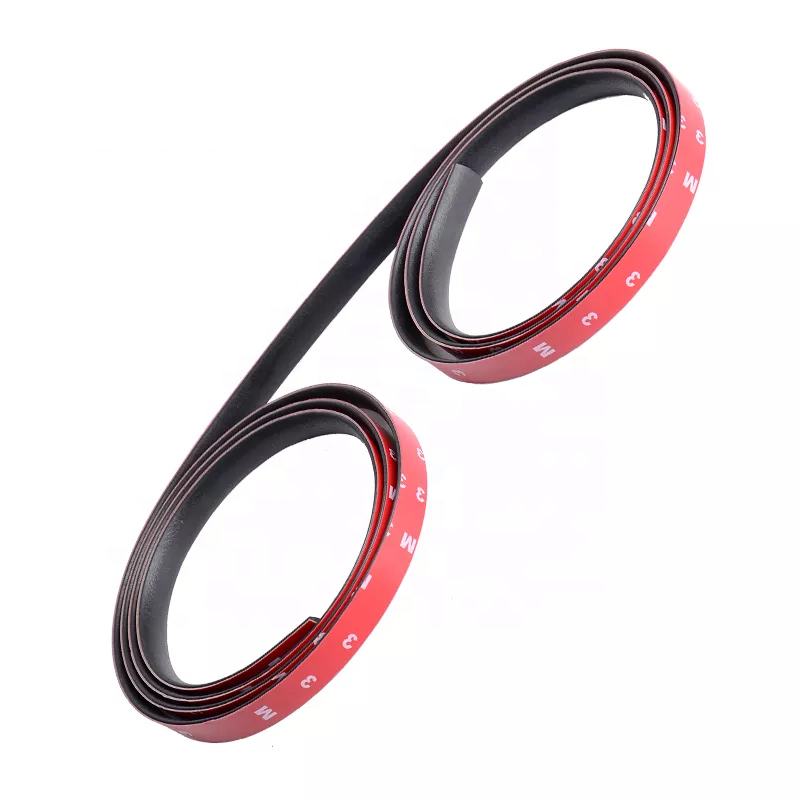 Automotive Universal Door EPDM Rubber Seal Strip D-Shape Self-Adhesive Weather Stripping for Car