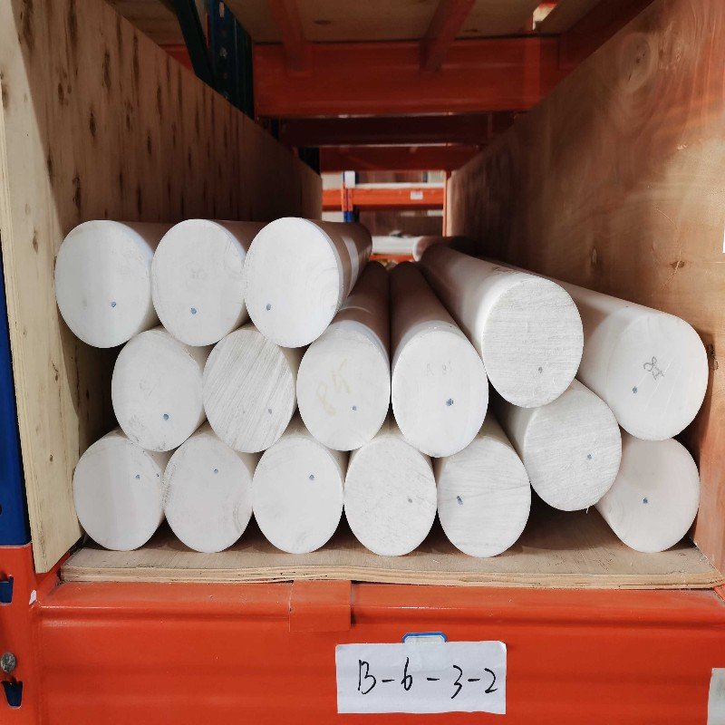 Factory Processing high temperature resistance ptfe plastic bar Anti-Aging Insulation Ptfe Rod Precision Parts Extrusion Rods