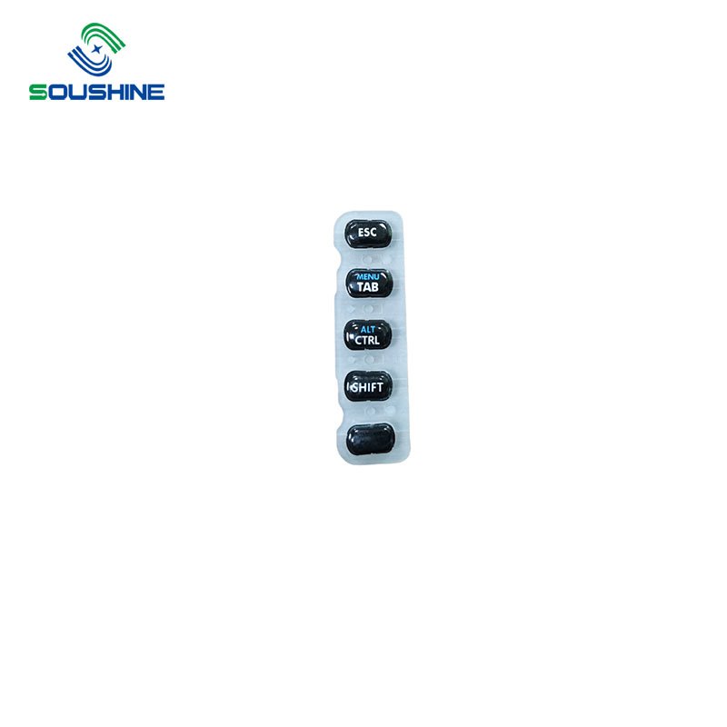 Customized Silicone Rubber Keypad Car Buttons for Automotive with Conductive Carbon Pills