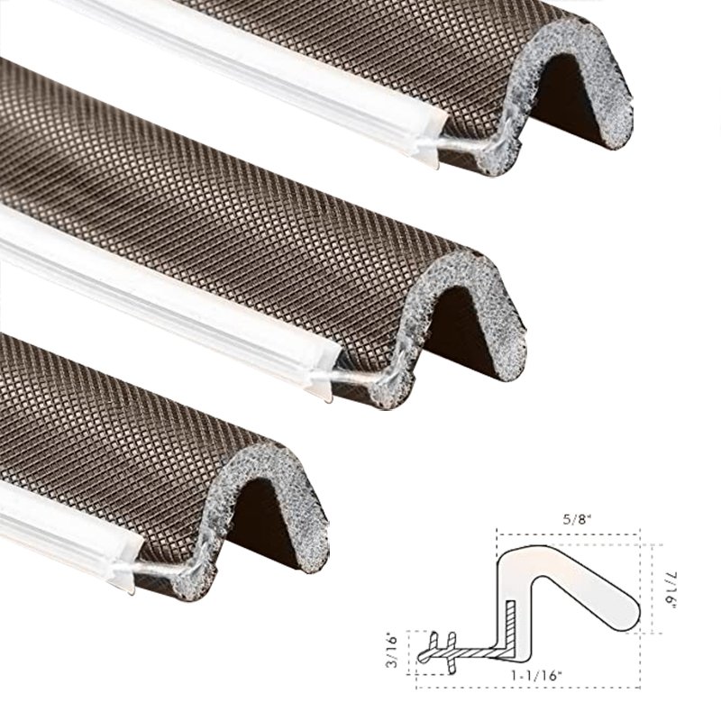 Weather-resistant And Heat Insulation Sponge Door Bottom Seal Strip Pu Foam Seal Strip