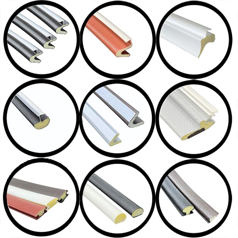 Weather-resistant And Heat Insulation Sponge Door Bottom Seal Strip Pu Foam Seal Strip