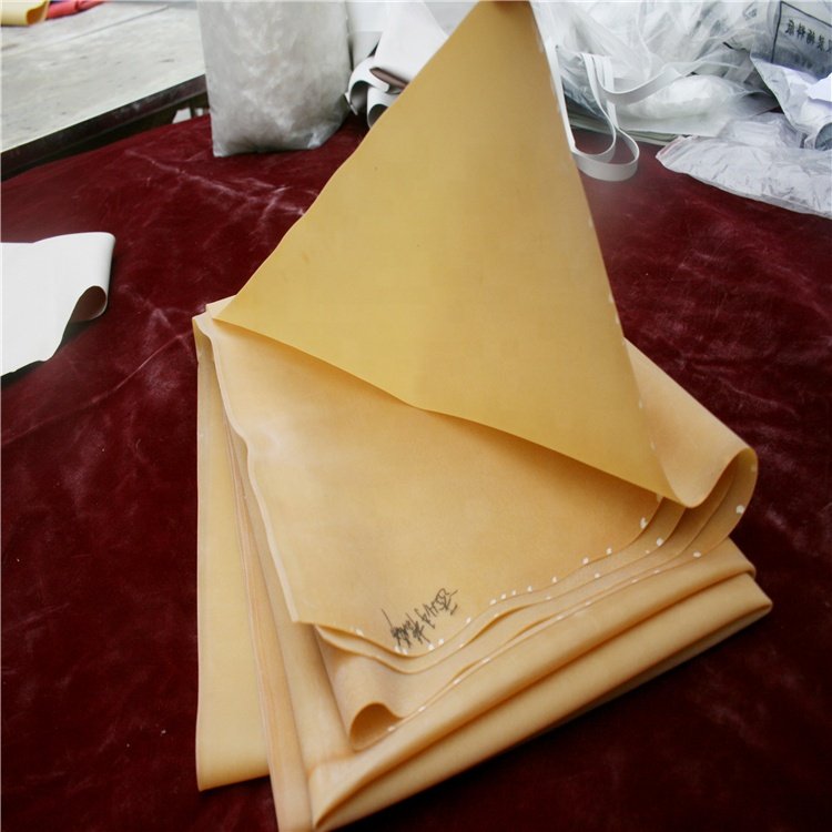 Natural latex rubber Sheet Fabric rubber coat elastic fabric for waist cincher corset