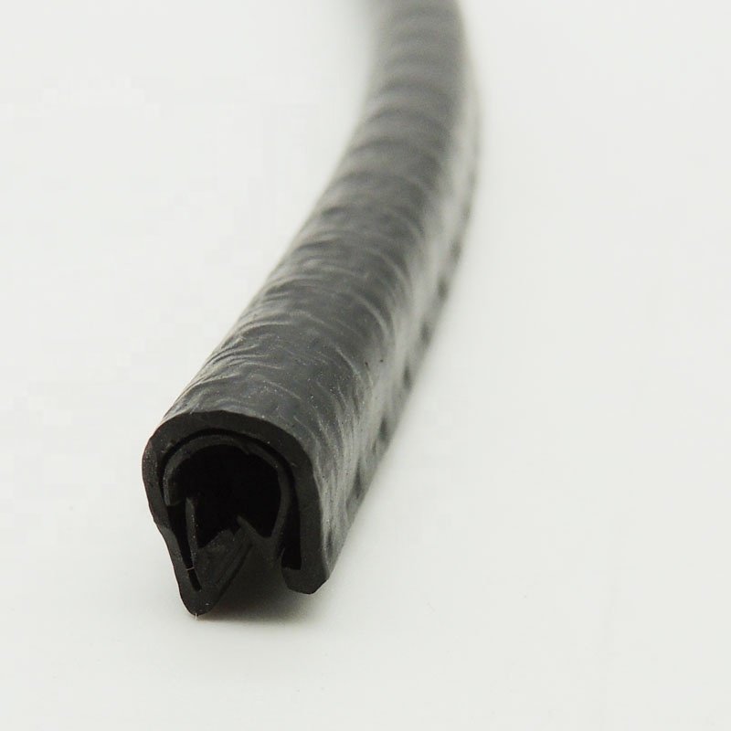 U shape pvc glass rubber protection car slide door anti collision edge trim, car seal