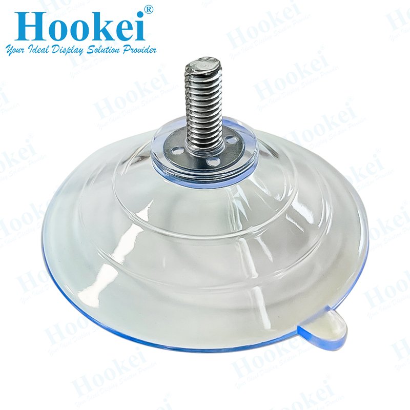 Sheet Vacuum Suction Cup M4 M5 M6 M8 Strong Transparent Screw Suction Cup with Screw Nut