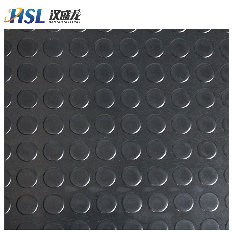 Coin Rubber Flooring/Anti-slip Rubber Mat Round Stud insulated rubber sheet