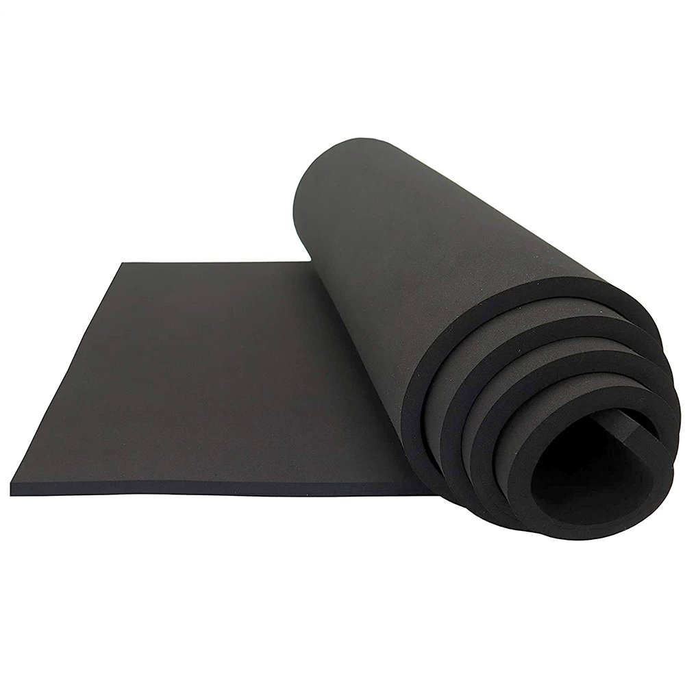 Bellsafe NBR PVC Acoustic Foam Closed Cell Black Nitrile Rubber Foam Insulation Sheet for HVACR