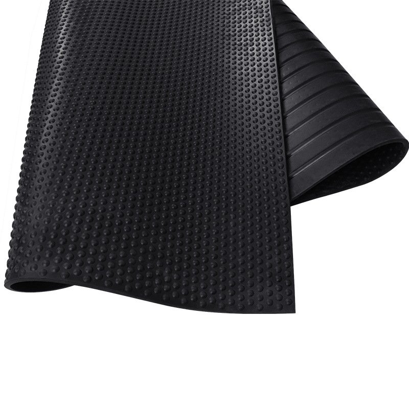 Button Coin Round Industrial Anti Slip Rubber Sheet Dot Rubber Garage Flooring Matting Rolls Sbr Rubber Mat