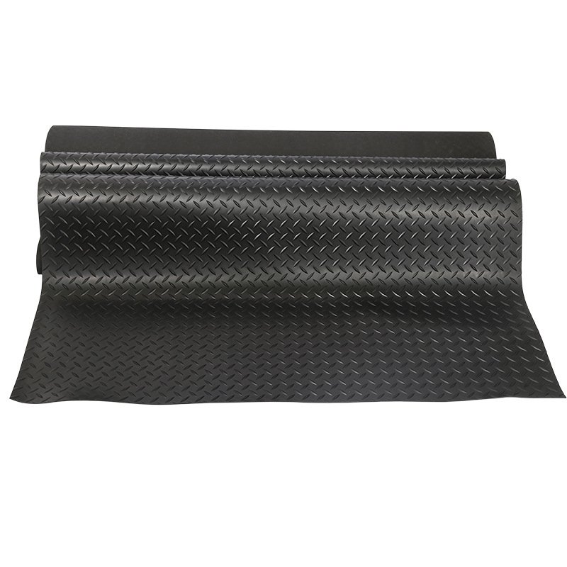 Button Coin Round Industrial Anti Slip Rubber Sheet Dot Rubber Garage Flooring Matting Rolls Sbr Rubber Mat