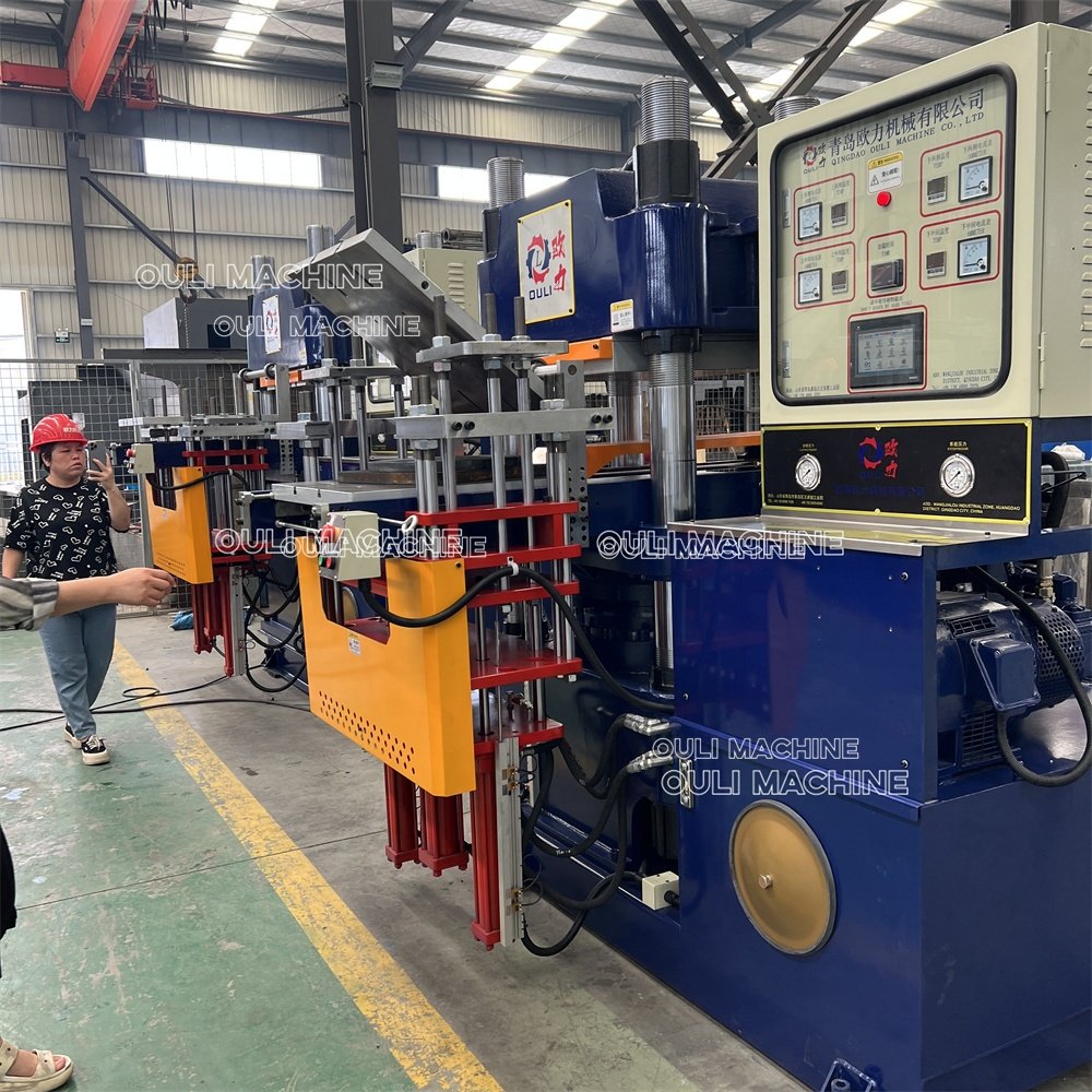 New Arrival Automatic 500*500 Rubber Vulcanizing press machine, with PLC control Temperature adjustable curing machinery