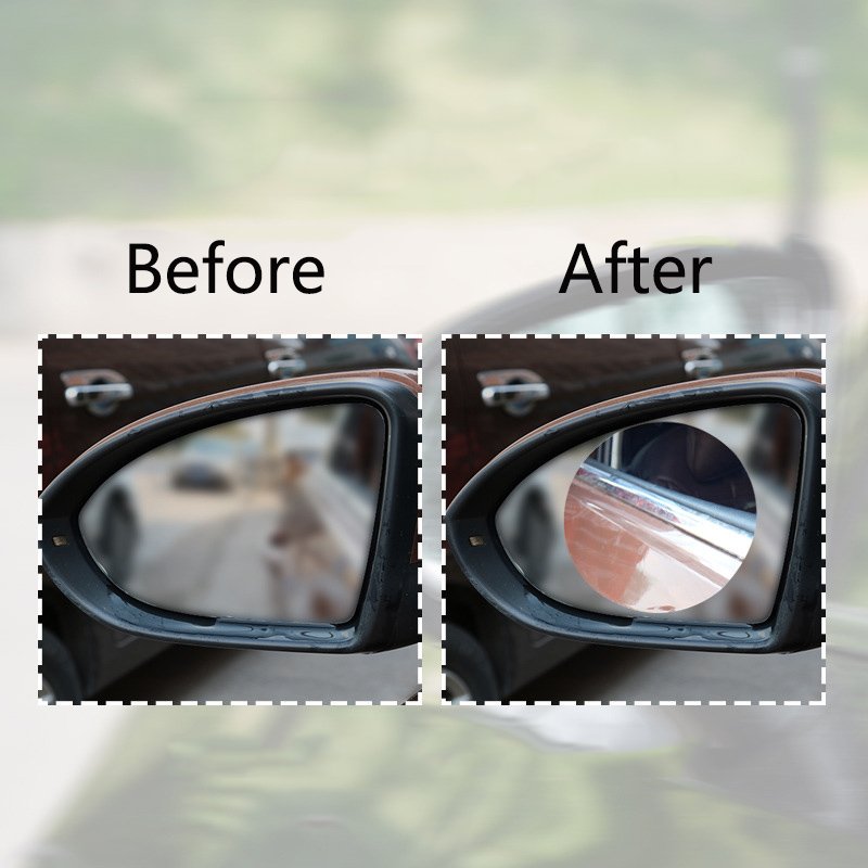 2 pcs set universal transparent nano waterproof rain-proof anti fog coating high definition car rear view mirror protective film