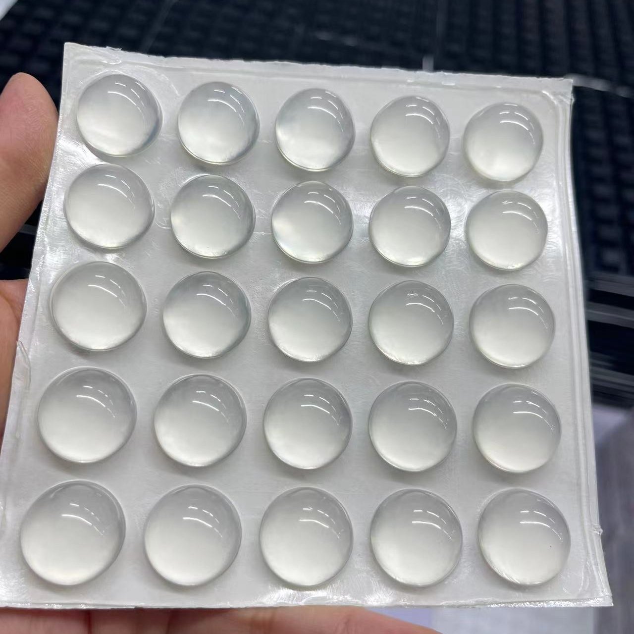 Multi-size choice cylinder self adhesive silicone rubber molds made furniture feet pads in sheet